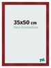 Bilderrahmen 35x50cm Weinrot Gewischt MDF Pisa Vorne Messe | Yourdecoration.de