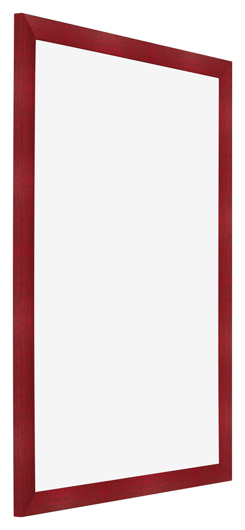 Bilderrahmen 35x50cm Weinrot Gewischt MDF Pisa Vorne Schrag | Yourdecoration.de