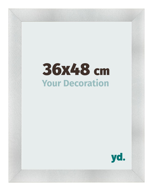 Bilderrahmen 36x48cm Aluminium Gebürstet MDF Pisa Vorne Messe | Yourdecoration.de