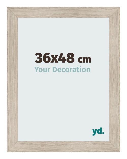Bilderrahmen 36x48cm Eiche Rustikal MDF Pisa Vorne Messe | Yourdecoration.de