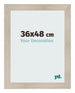 Bilderrahmen 36x48cm Eiche Rustikal MDF Pisa Vorne Messe | Yourdecoration.de