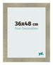 Bilderrahmen 36x48cm Gold Vintage MDF Pisa Vorne Messe | Yourdecoration.de