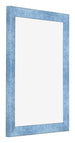 Bilderrahmen 36x48cm Hellblau Gewischt MDF Pisa Vorne Schrag | Yourdecoration.de