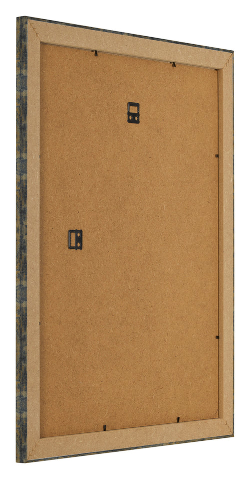 Bilderrahmen 36x49cm Blau Gold Meliert MDF Pisa Ruckseite Schrag | Yourdecoration.de