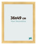 Bilderrahmen 36x49cm Gold Vintage MDF Pisa Vorne Messe | Yourdecoration.de