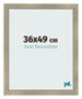 Bilderrahmen 36x49cm Gold Vintage MDF Pisa Vorne Messe | Yourdecoration.de