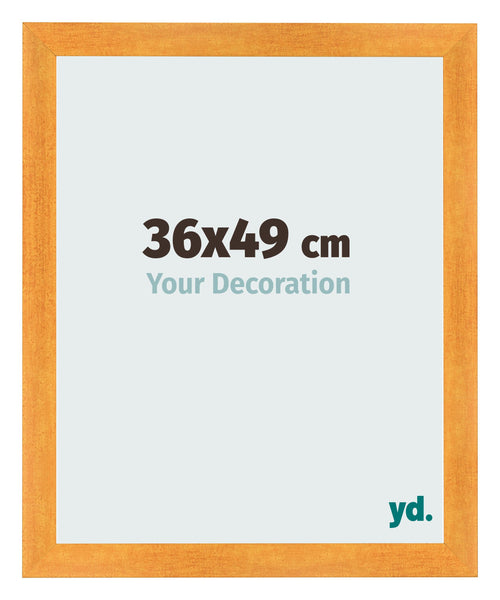 Bilderrahmen 36x49cm Orange MDF Pisa Vorne Messe | Yourdecoration.de