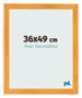 Bilderrahmen 36x49cm Orange MDF Pisa Vorne Messe | Yourdecoration.de