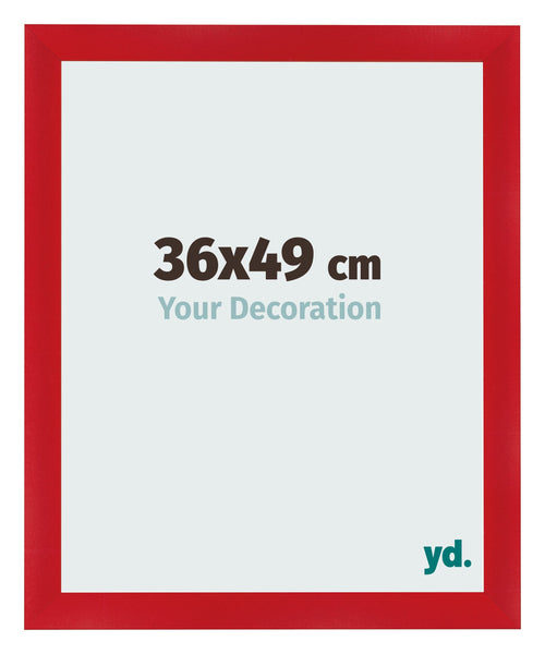 Bilderrahmen 36x49cm Rot MDF Pisa Vorne Messe | Yourdecoration.de