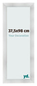 Bilderrahmen 37 5x98cm Aluminium Gebürstet MDF Pisa Vorne Messe | Yourdecoration.de