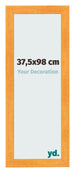Bilderrahmen 37 5x98cm Orange MDF Pisa Vorne Messe | Yourdecoration.de