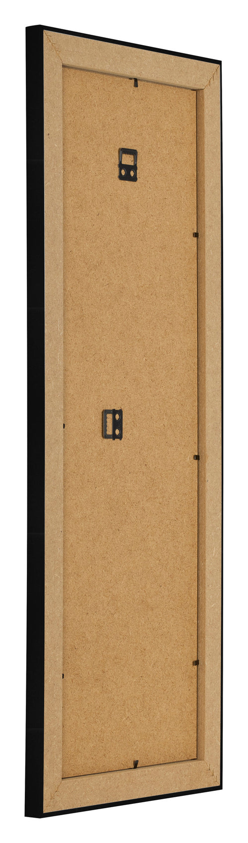 Bilderrahmen 37 5x98cm Schwarz Silber Poliert MDF Pisa Ruckseite Schrag | Yourdecoration.de