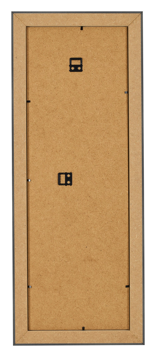 Bilderrahmen 37 5x98cm Schwarz Silber Poliert MDF Pisa Ruckseite | Yourdecoration.de