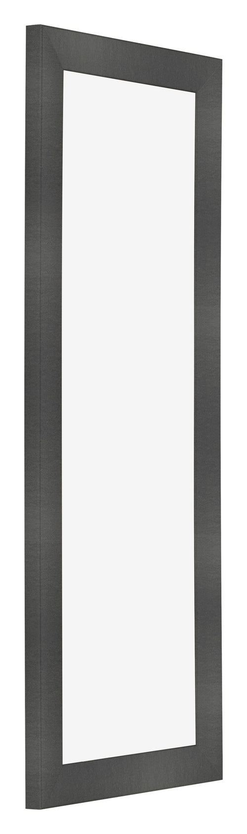 Bilderrahmen 37 5x98cm Schwarz Silber Poliert MDF Pisa Vorne Schrag | Yourdecoration.de