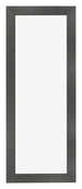 Bilderrahmen 37 5x98cm Schwarz Silber Poliert MDF Pisa Vorne | Yourdecoration.de