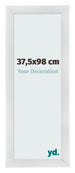 Bilderrahmen 37 5x98cm Silber Schwarz Gewischt MDF Pisa Vorne Messe | Yourdecoration.de