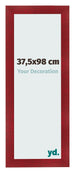 Bilderrahmen 37 5x98cm Weinrot Gewischt MDF Pisa Vorne Messe | Yourdecoration.de