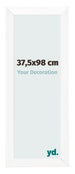 Bilderrahmen 37 5x98cm Weiß Vintage MDF Pisa Vorne Messe | Yourdecoration.de