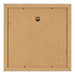 Bilderrahmen 40x40cm Aluminium Gebürstet MDF Pisa Ruckseite | Yourdecoration.de