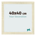 Bilderrahmen 40x40cm Sonoma Eiche MDF Pisa Vorne Messe | Yourdecoration.de