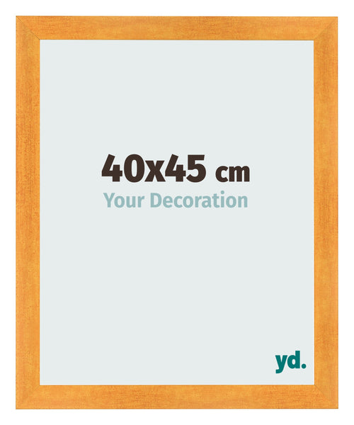 Bilderrahmen 40x45cm Orange MDF Pisa Vorne Messe | Yourdecoration.de