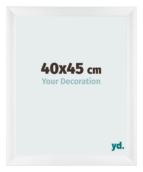 Bilderrahmen 40x45cm Weiß Vintage MDF Pisa Vorne Messe | Yourdecoration.de