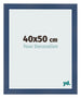 Bilderrahmen 40x50cm Dunkelblau Gewischt MDF Pisa Vorne Messe | Yourdecoration.de
