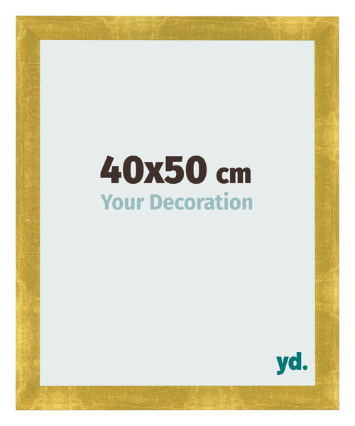 Bilderrahmen 40x50cm Gold Vintage MDF Pisa Vorne Messe | Yourdecoration.de