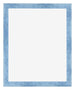 Bilderrahmen 40x55cm Hellblau Gewischt MDF Pisa Vorne | Yourdecoration.de