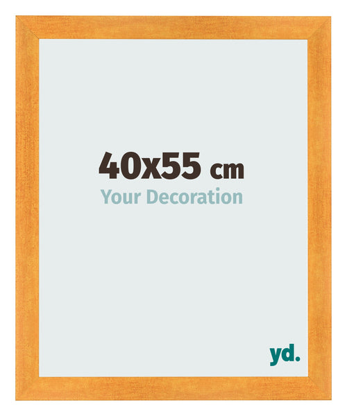 Bilderrahmen 40x55cm Orange MDF Pisa Vorne Messe | Yourdecoration.de