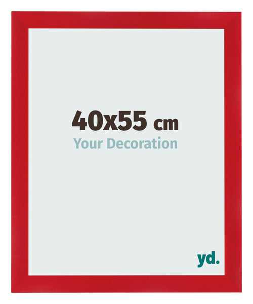 Bilderrahmen 40x55cm Rot MDF Pisa Vorne Messe | Yourdecoration.de