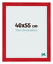 Bilderrahmen 40x55cm Rot MDF Pisa Vorne Messe | Yourdecoration.de