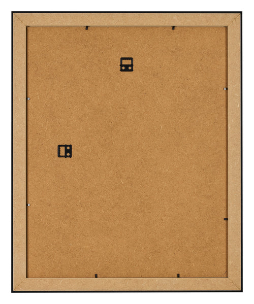 Bilderrahmen 40x55cm Schwarz Silber Poliert MDF Pisa Ruckseite | Yourdecoration.de