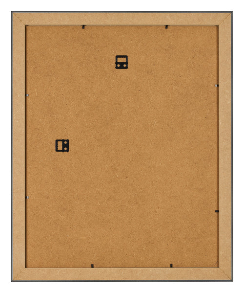 Bilderrahmen 40x55cm Schwarz Silber Poliert MDF Pisa Ruckseite | Yourdecoration.de