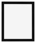 Bilderrahmen 40x55cm Schwarz Silber Poliert MDF Pisa Vorne | Yourdecoration.de