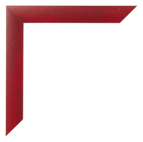 Bilderrahmen 40x55cm Weinrot Gewischt MDF Pisa Detail Ecke | Yourdecoration.de