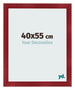 Bilderrahmen 40x55cm Weinrot Gewischt MDF Pisa Vorne Messe | Yourdecoration.de