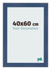 Bilderrahmen 40x60cm Dunkelblau Gewischt MDF Pisa Vorne Messe | Yourdecoration.de