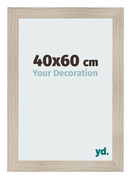 Bilderrahmen 40x60cm Eiche Rustikal MDF Pisa Vorne Messe | Yourdecoration.de