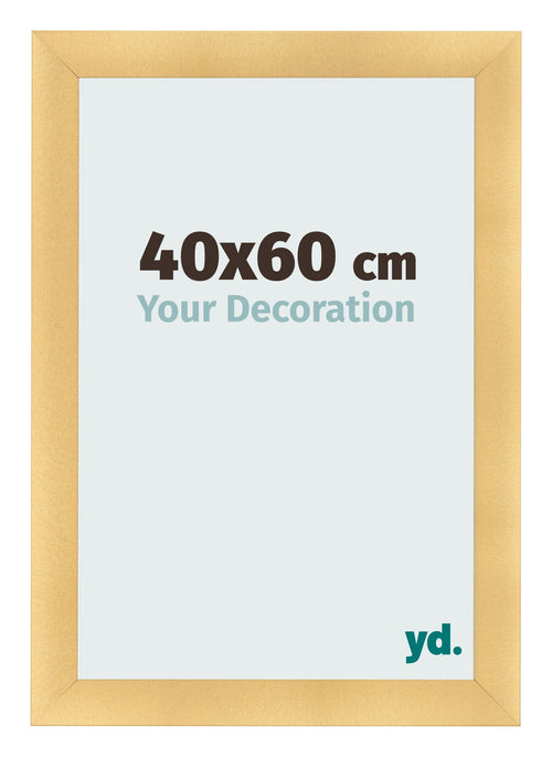 Bilderrahmen 40x60cm Gold Vintage MDF Pisa Vorne Messe | Yourdecoration.de
