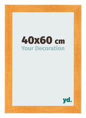 Bilderrahmen 40x60cm Orange MDF Pisa Vorne Messe | Yourdecoration.de