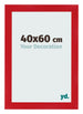 Bilderrahmen 40x60cm Rot MDF Pisa Vorne Messe | Yourdecoration.de