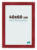 Bilderrahmen 40x60cm Weinrot Gewischt MDF Pisa Vorne Messe | Yourdecoration.de