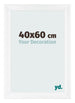 Bilderrahmen 40x60cm Weiß Vintage MDF Pisa Vorne Messe | Yourdecoration.de