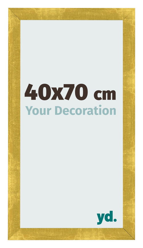 Bilderrahmen 40x70cm Gold Vintage MDF Pisa Vorne Messe | Yourdecoration.de
