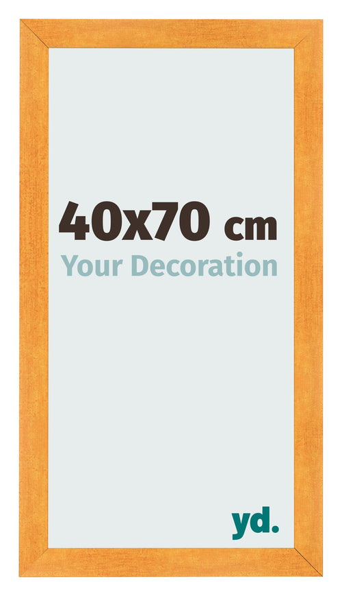 Bilderrahmen 40x70cm Orange MDF Pisa Vorne Messe | Yourdecoration.de