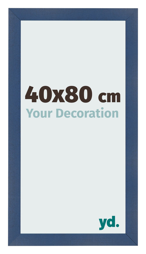 Bilderrahmen 40x80cm Dunkelblau Gewischt MDF Pisa Vorne Messe | Yourdecoration.de
