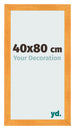 Bilderrahmen 40x80cm Orange MDF Pisa Vorne Messe | Yourdecoration.de