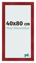 Bilderrahmen 40x80cm Weinrot Gewischt MDF Pisa Vorne Messe | Yourdecoration.de
