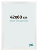 Bilderrahmen 42x60cm Weiß Vintage MDF Pisa Vorne Messe | Yourdecoration.de